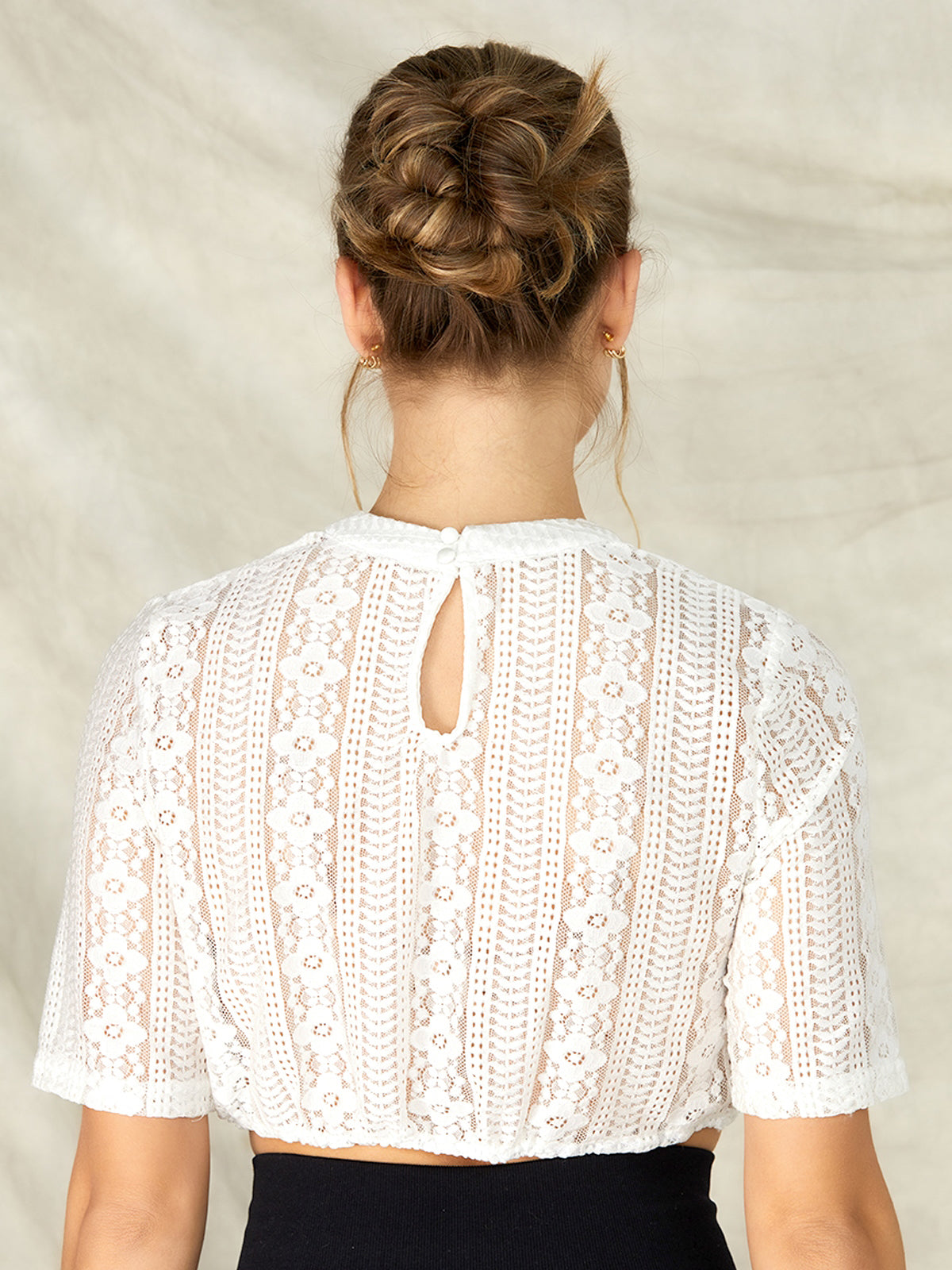 Women's Lace Top Blouse - ANDORA