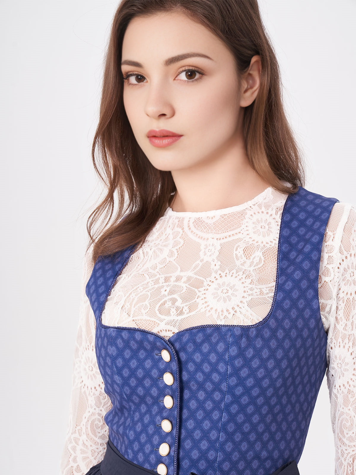 Women's Traditional Dress - DANIELA IN BLAU
