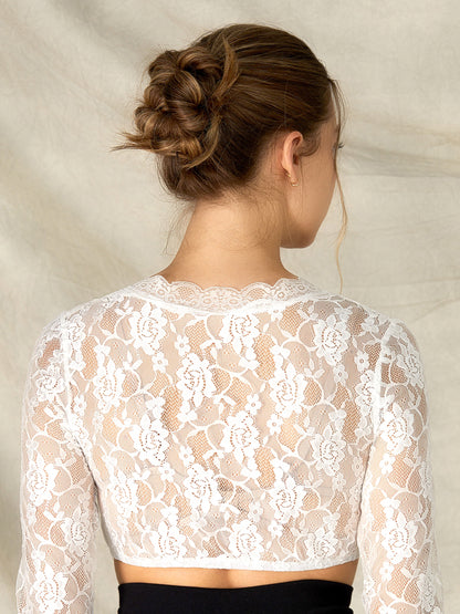 Women's Lace Top Blouse - OLIVIA