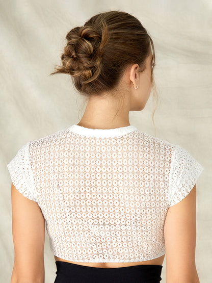 Women's Lace Top Blouse - TURIN