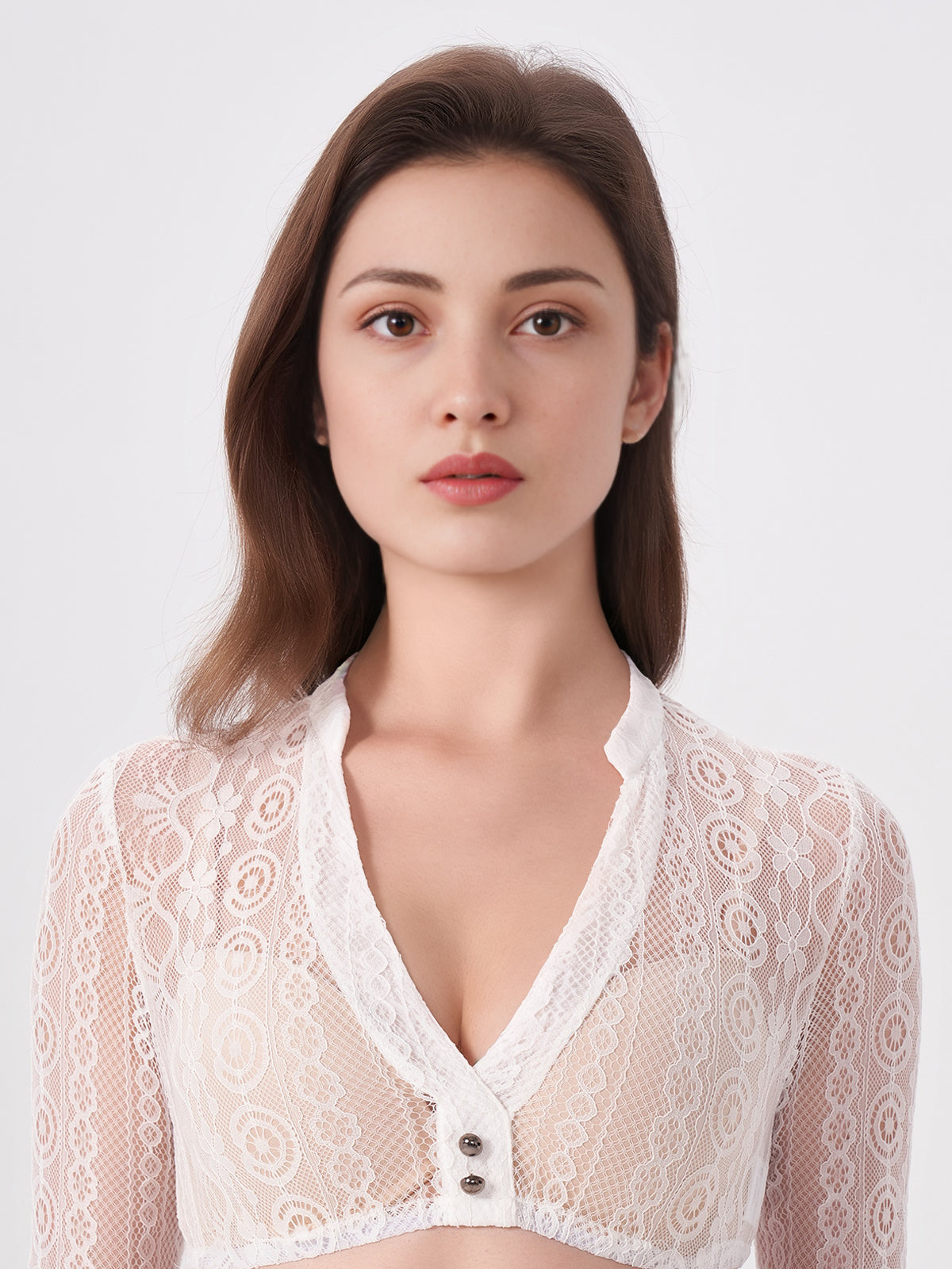 Women's Lace Top Blouse - RESOLA