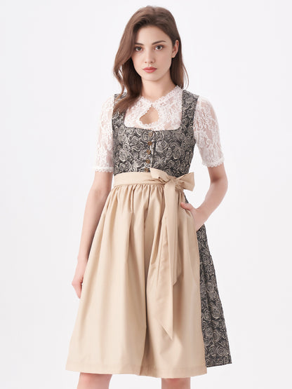 Women's Traditional Dress - NADINE IN SCHWARZES