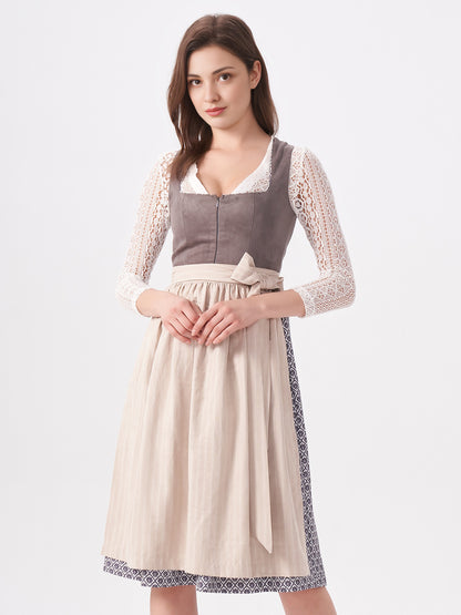 Women's Traditional Dress - MAXIMA IN GRAU