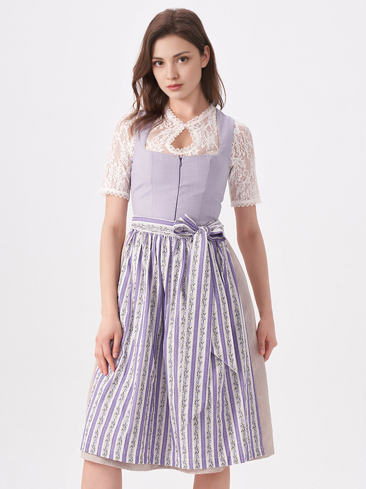 Women's Traditional Dress - KRISTIN IN LILA