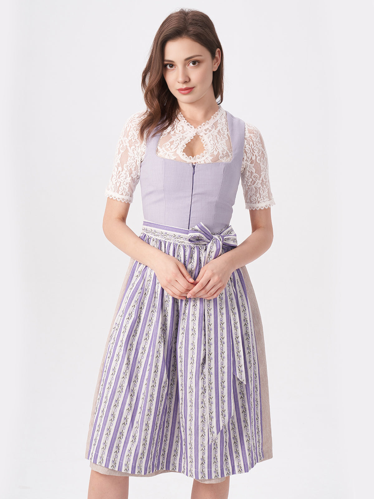 Women's Traditional Dress - KRISTIN IN LILA